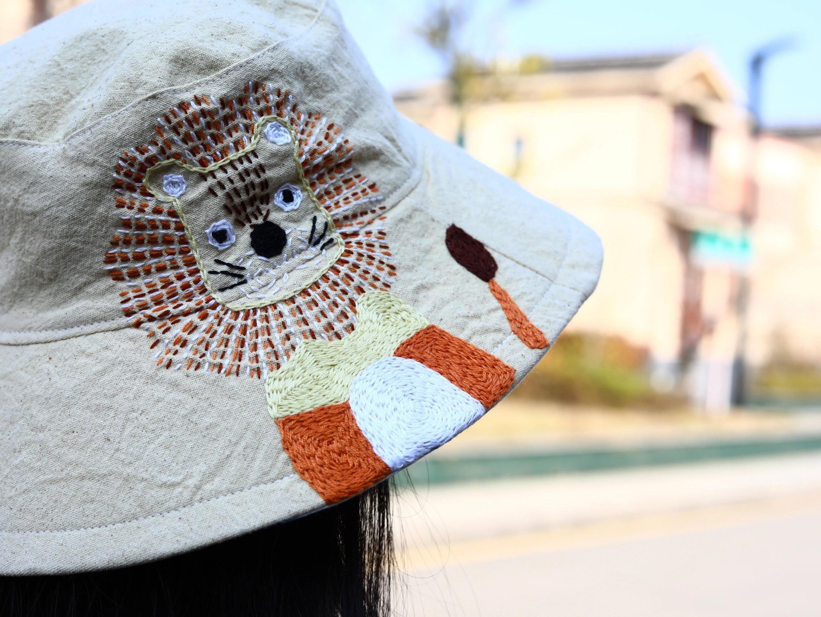Heritage Bloom Bucket Hat | Hand-Embroidered Sustainable Headwear - Image 5