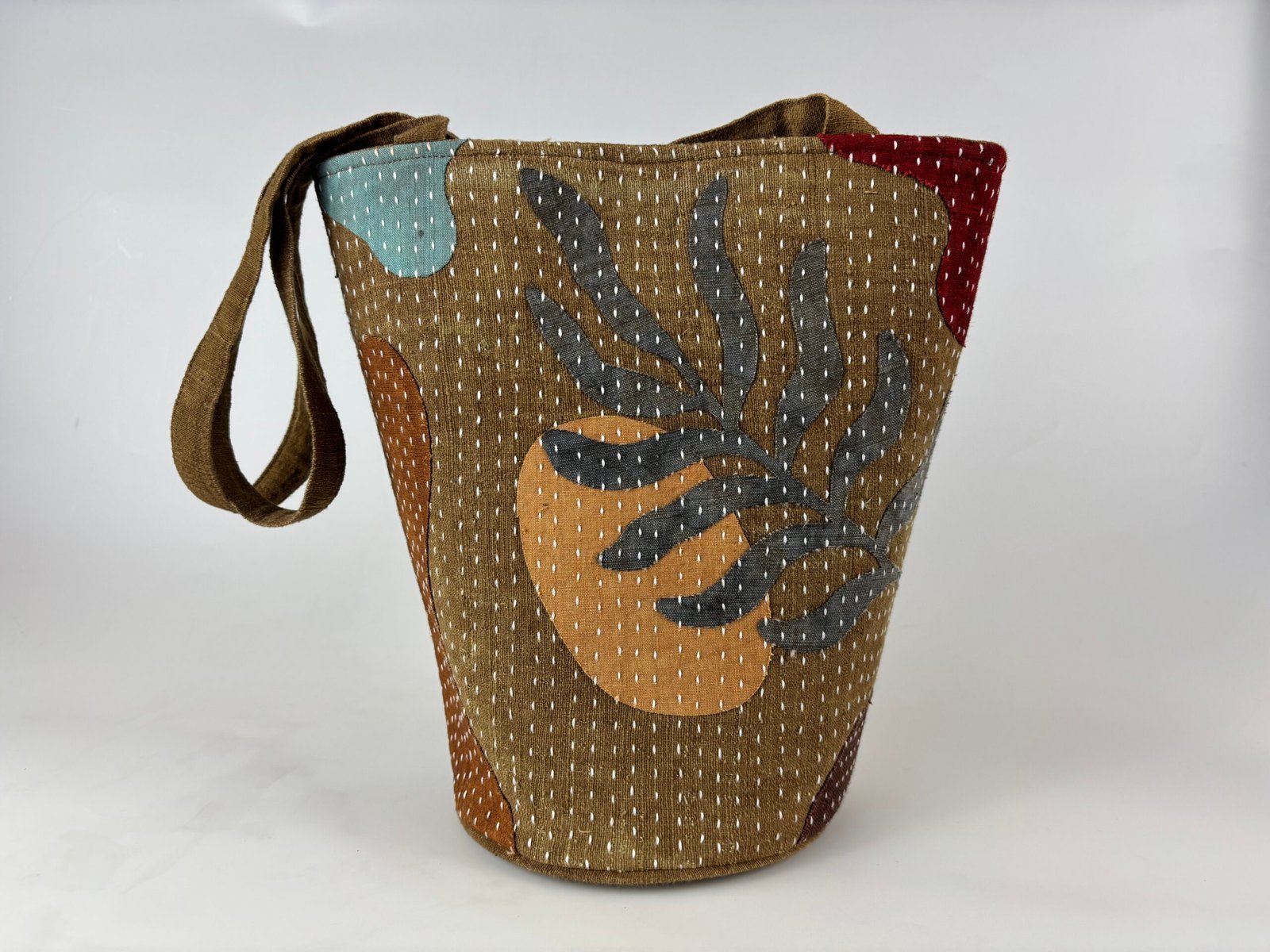 Artisan Voyage Bag | Hand-Embroidered Sustainable Textile Bag - Image 7