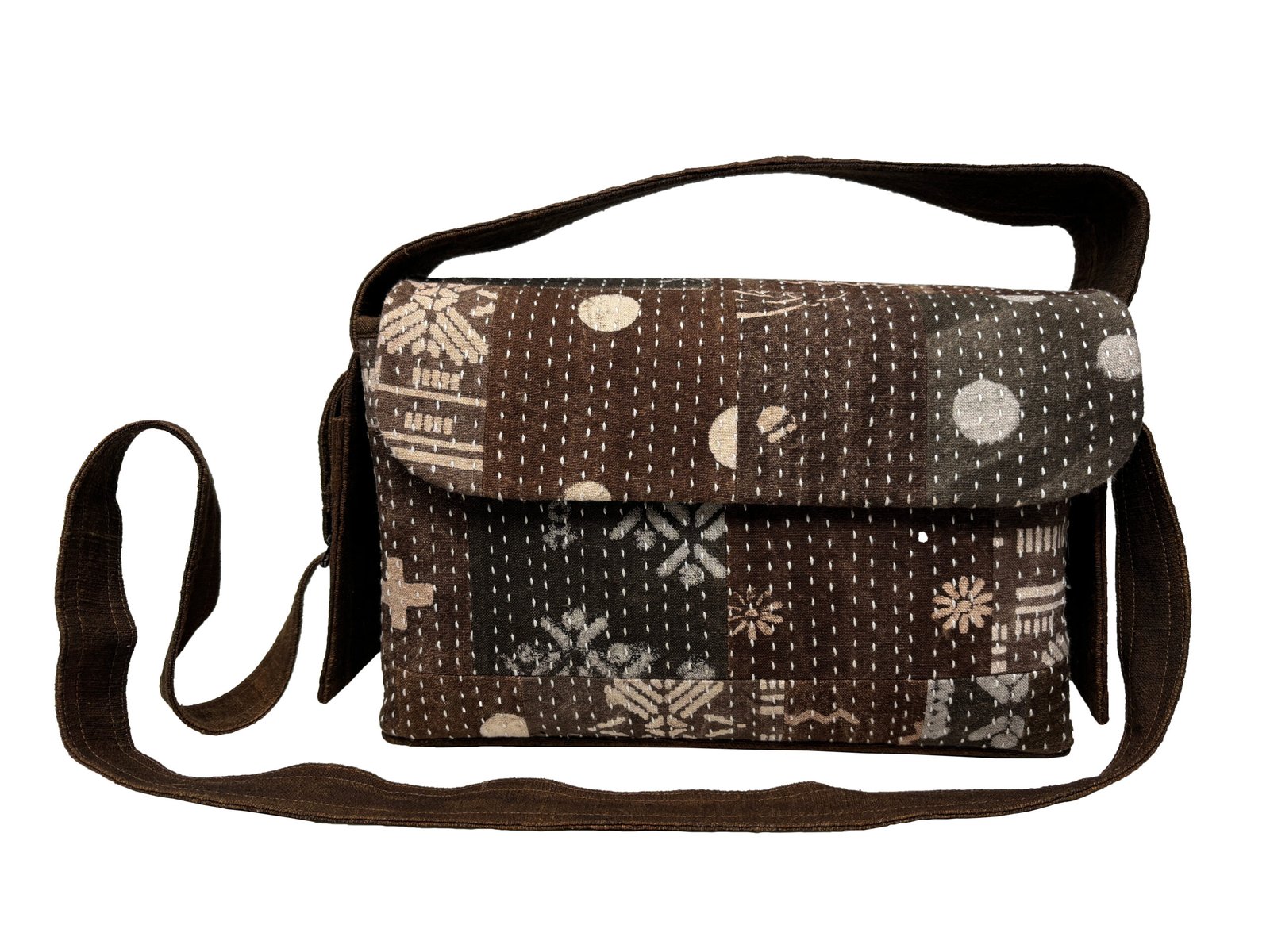 Artisan Voyage Bag | Hand-Embroidered Sustainable Textile Bag - Image 9