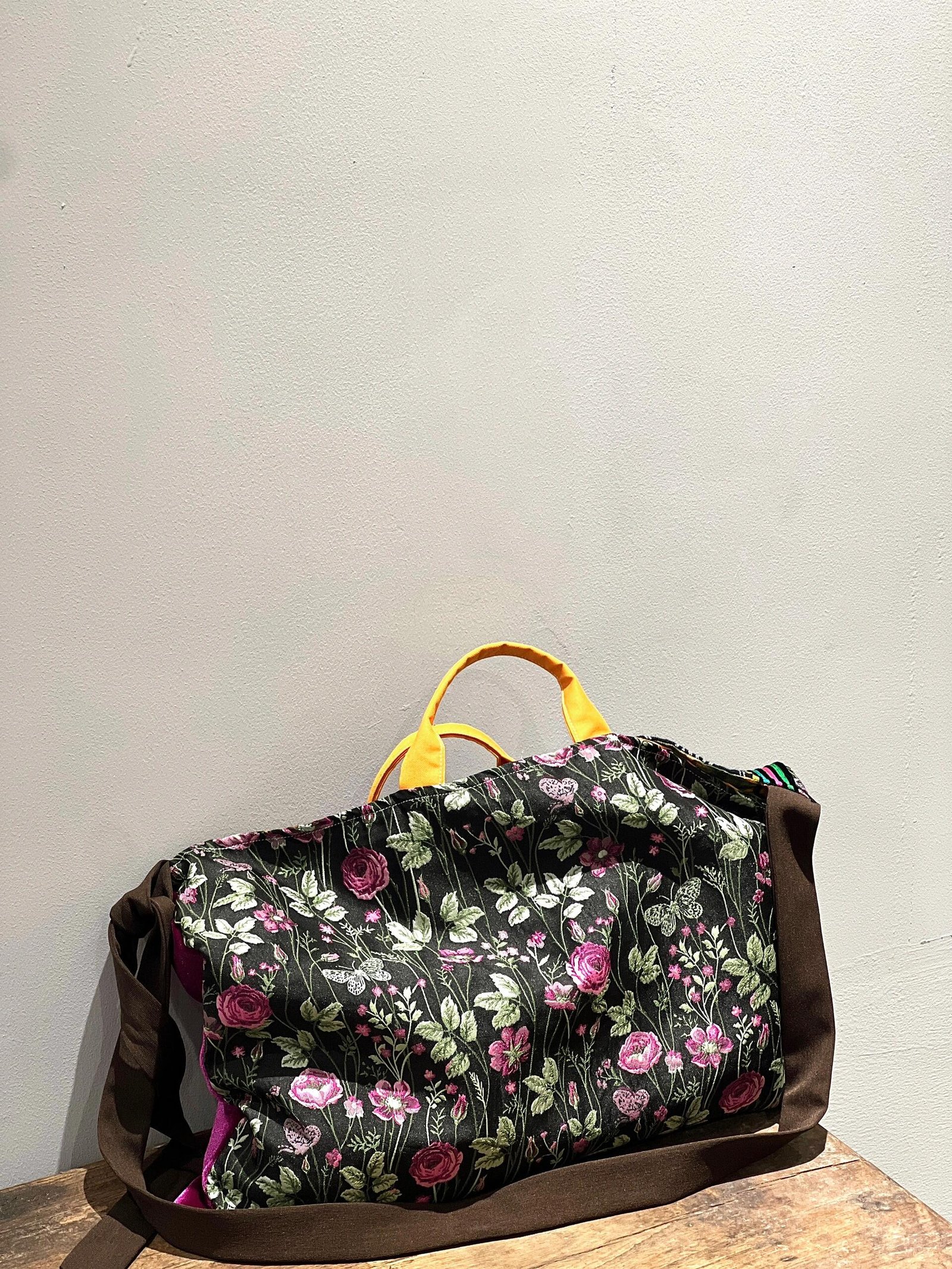 Artisan Voyage Bag | Hand-Embroidered Sustainable Textile Bag - Image 3