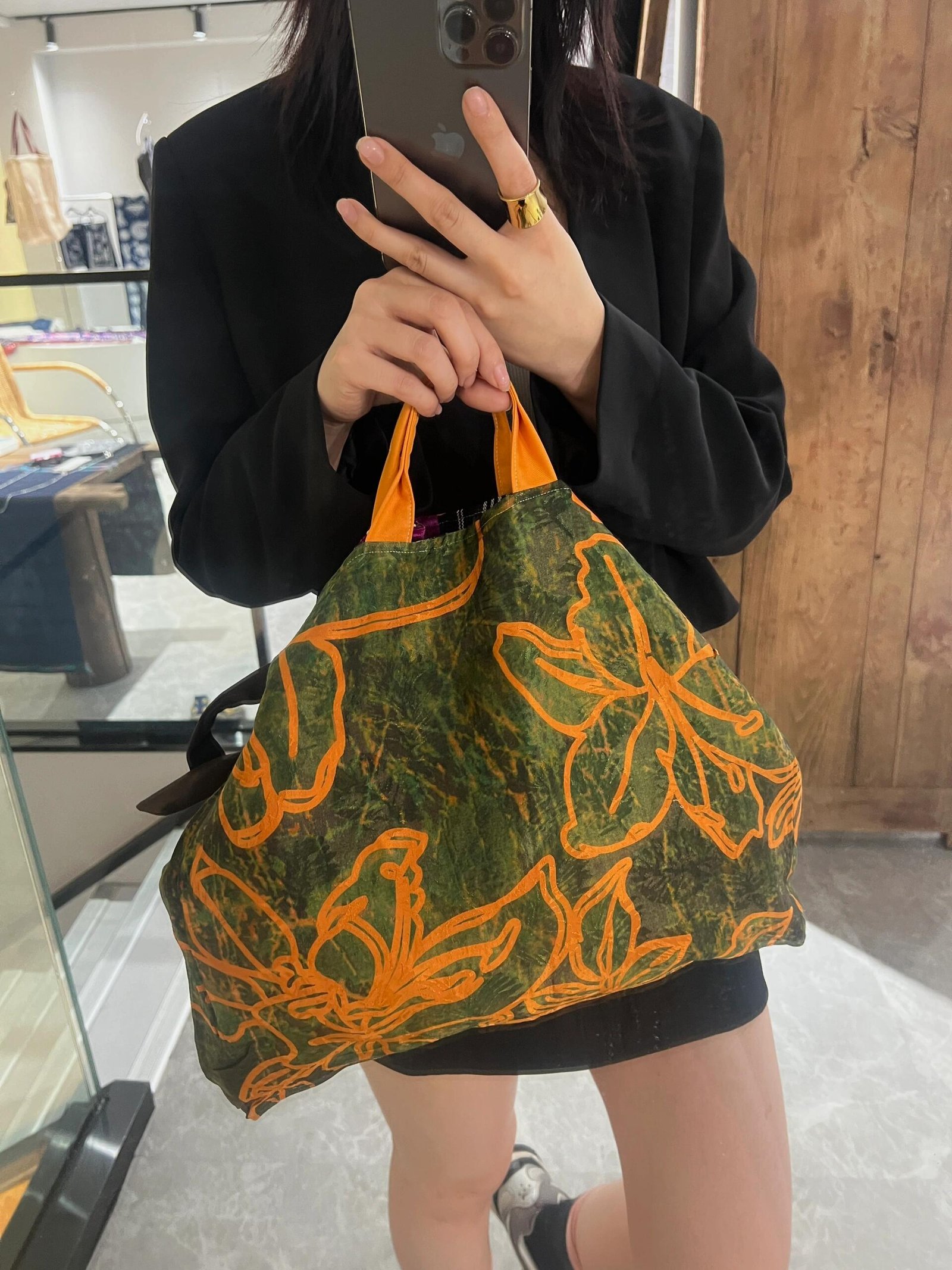 Artisan Voyage Bag | Hand-Embroidered Sustainable Textile Bag - Image 6