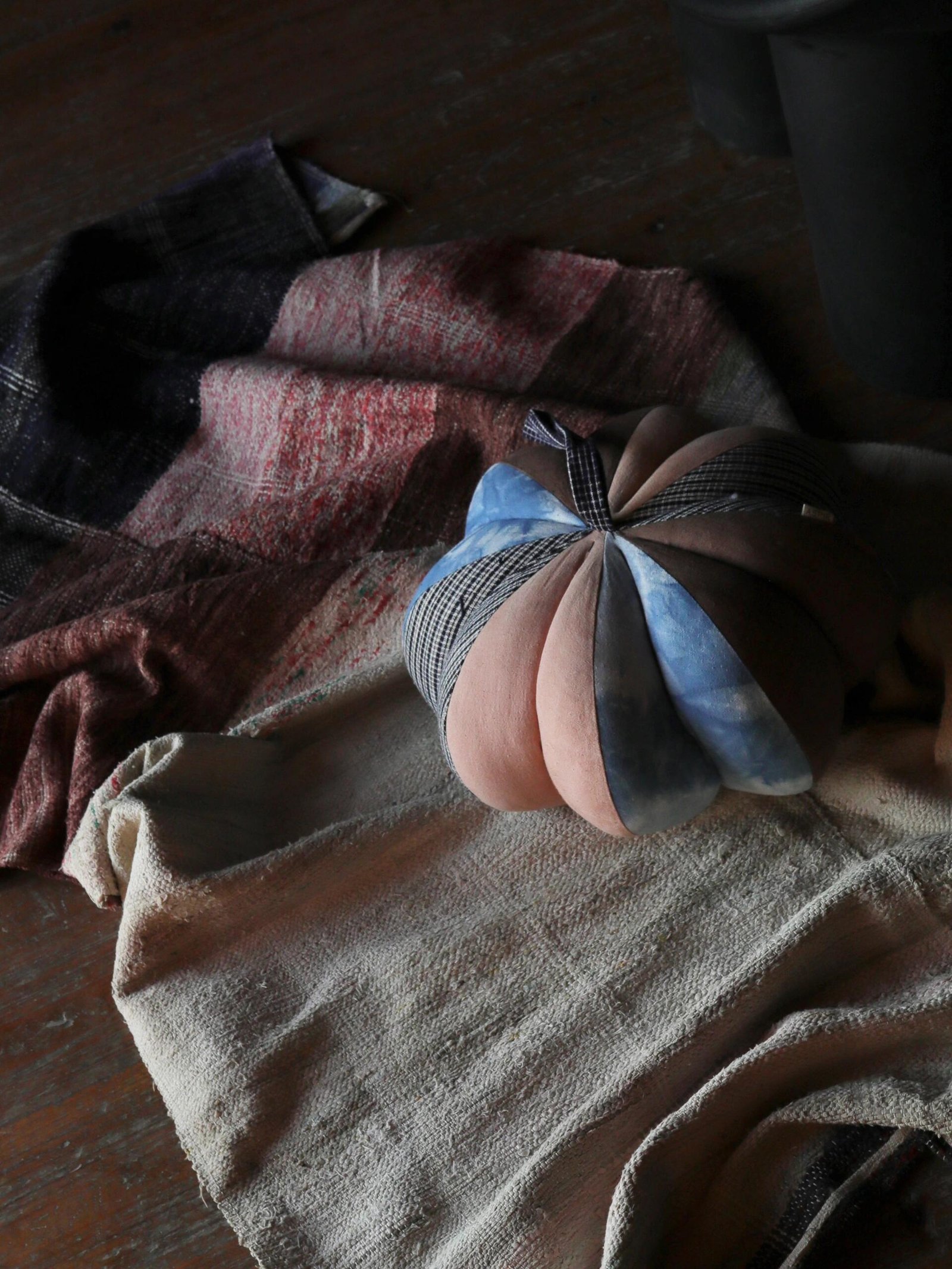 Artisan Soul Cushion | Hand-Embroidered & Plant-Dyed Heritage Decor - Image 3