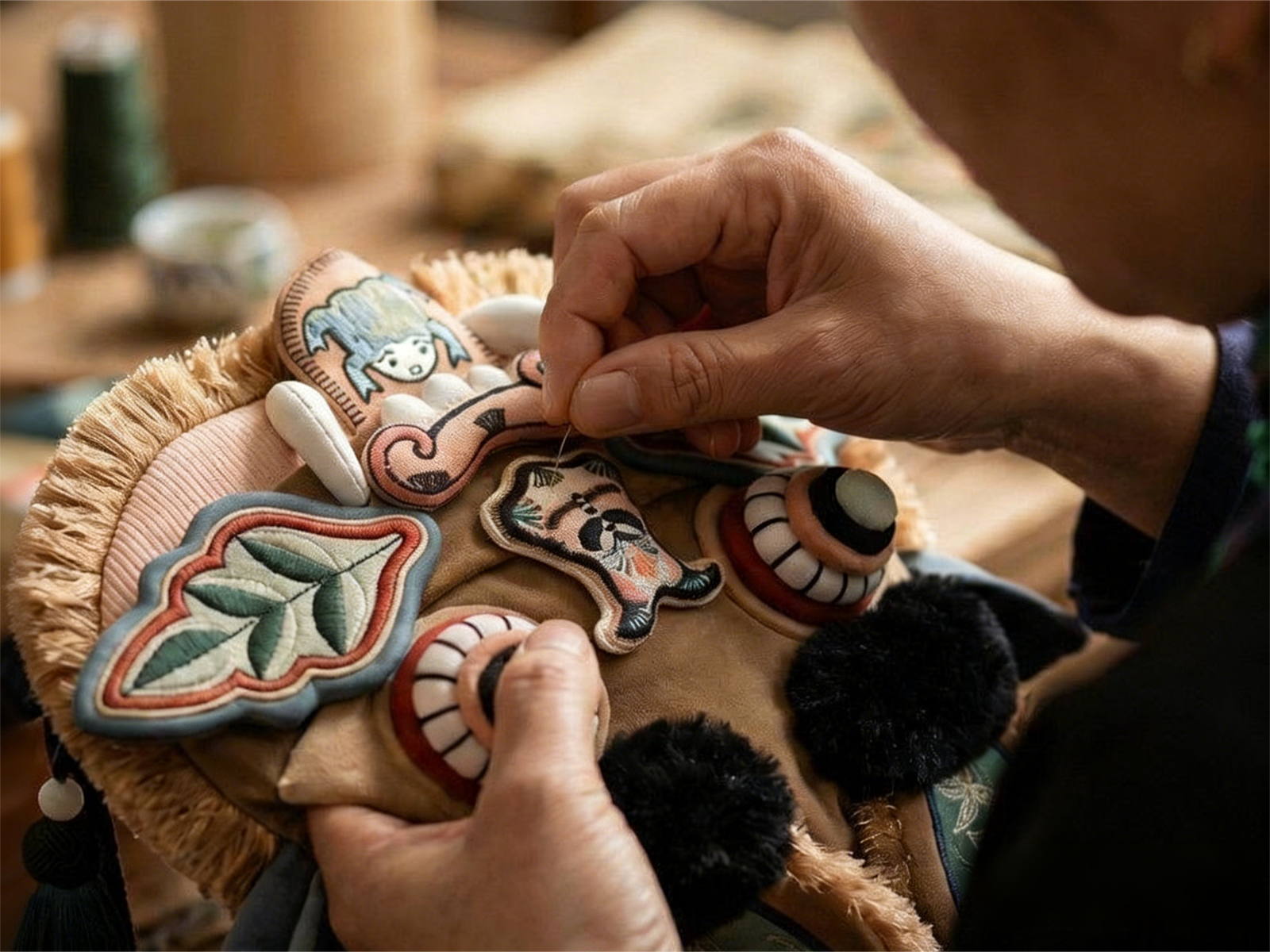 Traditional Chinese Tiger Bag luxury
