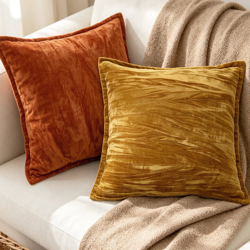 Scandinavian Velvet Living Room Cushions - Image 4